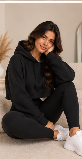 VELORA Cropped Hoodie view 6